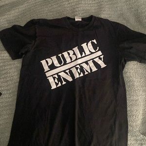 Supreme X public enemy collab tee black medium